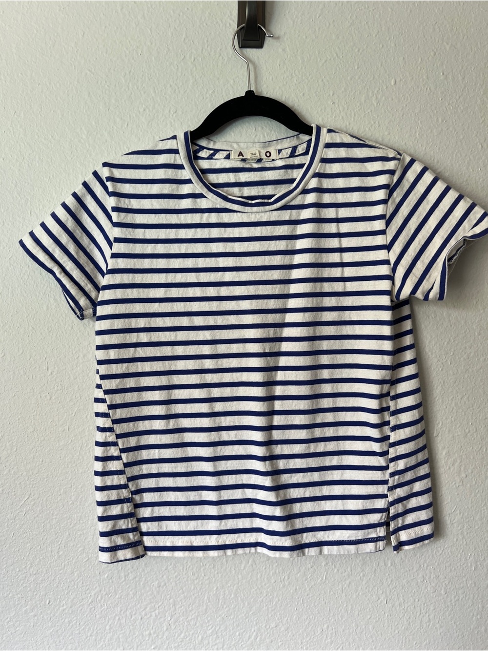 AMO Stripped Crewneck Tee